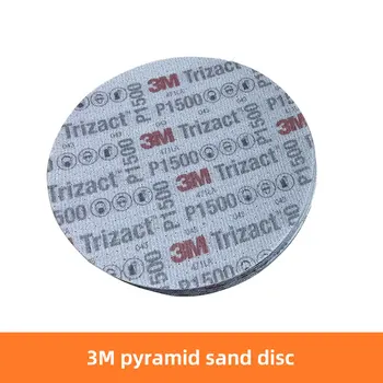 Пирамидальная губчатая наждачная бумага 6 дюймов 1500 3000 Сетка 5000 Автомобильный шлифовальный шлифовальный диск для красоты.