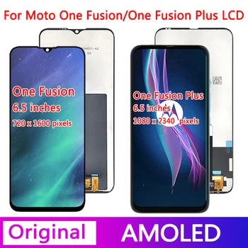 Новинка для Motorola One Fusion XT2073-2 Дигитайзер С Сенсорным ЖК-экраном В сборе Для Moto One Fusion + OneFusion Plus Дисплей PAKF0002IN
