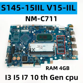 Для ноутбука Lenovo ideapad S145-15IIL V15-IIL NM-C711, с процессором i3, I5, I7, оперативной памятью 4G, UMA 5B20S43830 DDR4 100% полностью te