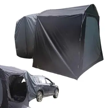 Палатка для задней двери автомобиля, водонепроницаемая тень для задней двери, Тент-палатка, Прочная, устойчивая к разрыву, УФ-защита от солнца, Навес, палатка для задней двери
