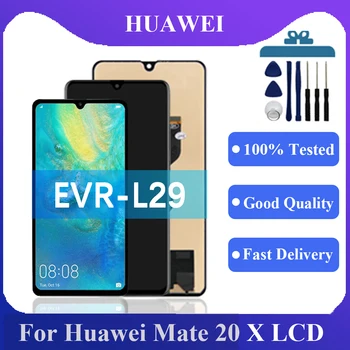 Для Huawei mate 20 X ЖК-дисплей С сенсорным экраном Digitizer В сборе Для Huawei mate 20 X EVR-L29, EVR-AL00 Замена экрана дисплея