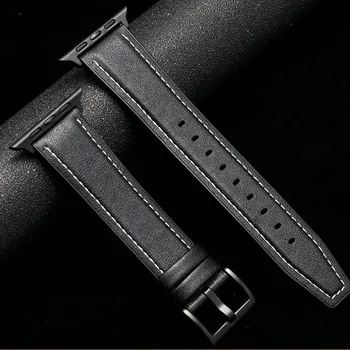 Кожаный + Силиконовый ремешок Для Apple watch Ultra 49 мм 8 7 45 мм 41 мм Сменный браслет для часов iwatch 6 5 4 3 SE 44 мм 42 мм 40 мм