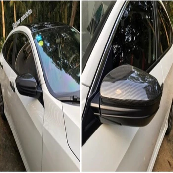 Накладка на боковую дверь Lapetus, зеркало заднего вида, накладка, 2 шт, подходит для Honda Civic 2016 2017 2018 Внешние аксессуары из углеродного волокна ABS