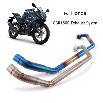 Полная Выхлопная Система для Мотоцикла Honda CBR150R Header Средняя Выхлопная Труба Slip On 51 мм Глушитель Из Нержавеющей Стали All Years