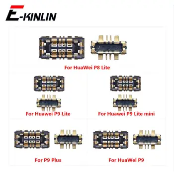 2 шт./лот Разъем FPC Держатель батареи Зажимной контакт для HuaWei P8 P9 Lite mini Plus 2016 2017 на гибком кабеле основной платы