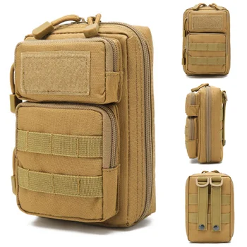 Многофункциональный тактический чехол-кобура, военная набедренная сумка Molle, кошелек, портмоне, чехол для телефона, походные сумки для кемпинга, охотничий рюкзак