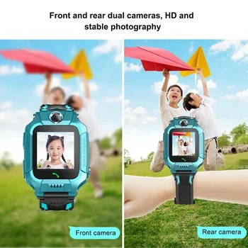 2024 Детские Смарт-Часы Детские Телефонные Часы Smartwatch Для Мальчиков И Девочек С Sim-картой Фото Водонепроницаемый IP67 Подарок Для IOS Android4