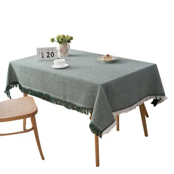 prostokątny stół do jadalni obrusFrancuski minimalistyczny nowoczesny obrus wodoodporny mata