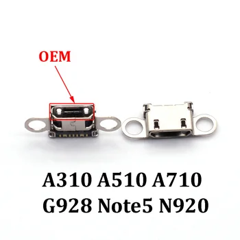 50 шт./лот Зарядка через USB Порт Док-станции Разъем Для Samsung A310 A510 A710 S6 edge G925 G928 G9208 Note5 N920 Micro