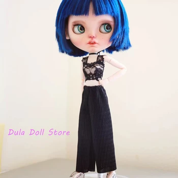 Одежда для куклы Dula, кружевная майка и плиссированные широкие брюки Blythe ob24 ob22 Azone Licca ICY JerryB 1/6 Bjd Doll