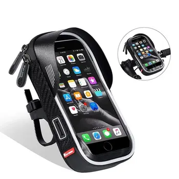 Сумки, Велосипедная сумка для телефона, сенсорная велосипедная сумка для мобильного телефона, передняя сумка для велосипеда, сумка для велосипеда, чехол для экрана телефона, чехол для мобильного телефона