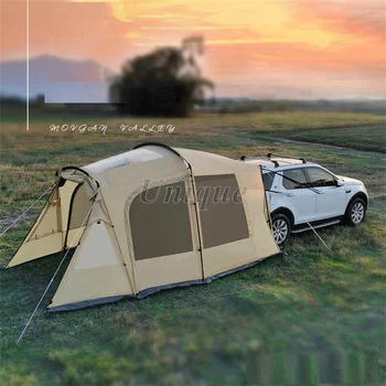 Складная Семейная палатка-туннель для кемпинга, задняя палатка для автомобильного прицепа, водонепроницаемая палатка-тент для фургона
