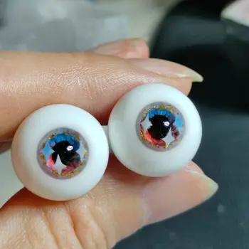 Новые кукольные глаза 12/14/16 мм, гипсовое глазное яблоко, красивый глаз, игрушки для девочек 