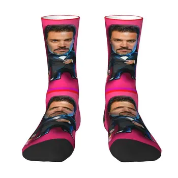 Крутые носки Chayanne Chiquito Meme Для женщин и мужчин, теплые носки для футбола с 3D принтом Певицы, спортивные носки для футбола