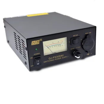 QJE QJ-PS30SWI Источник питания AC220V-DC13.8V Макс 30A Переключение охлаждающего вентилятора коротковолновая Базовая станция HAM-Радио аксессуар