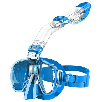 Складной чехол для подводного плавания с трубкой, системой сухого верха и креплением для камеры, профессиональное снаряжение для подводного плавания для детей