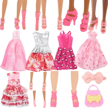 30 см Кукла Барби Одежда Вечернее Платье и Аксессуары Подходит Для 12 