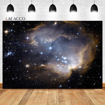 Laeacco Фантастический Фон Туманности Аэрокосмическое Звездное Небо Вселенная Галактика Космос Млечный Путь Научный Фон для фотографии