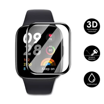 Защитная пленка с 3D изогнутыми мягкими краями Smartwatch Full Cover для Xiaomi Redmi Watch 3 Active Screen Protector Умные аксессуары