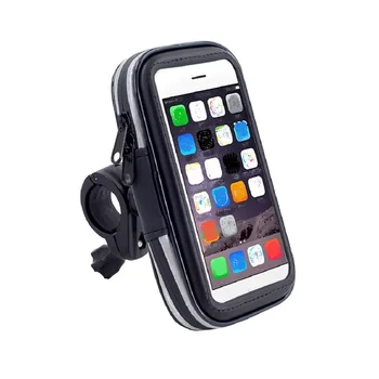для Alcatel 5X (2020) Держатель для крепления на руль велосипеда, водонепроницаемый, светоотражающий, черный