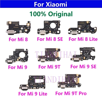 Оригинальная плата зарядного устройства Flex для Xiaomi Mi 8 9 Lite 9 Se 9T Pro Разъем USB-порта док-станция для зарядки гибкого кабеля