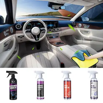 Спрей для чистки салона автомобиля Средство для чистки автомобильной кожи Универсальная Многоцелевая Жидкость Для Чистки салона автомобиля