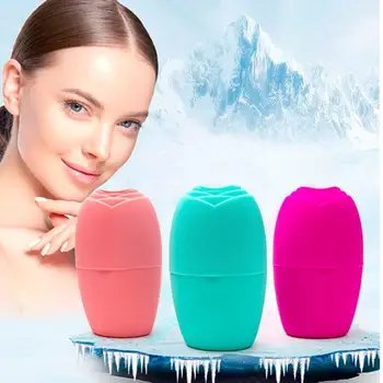 Новый Силиконовый лоток для кубиков льда Для женщин, Массажер для лица, форма для льда, Многоразовый инструмент для ухода и красоты, подходит для любой кожи Ty K0y0
