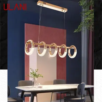 Люстра ULANI Nordic Светильники Современные подвесные светильники с пятью кольцами LED Home для украшения дома