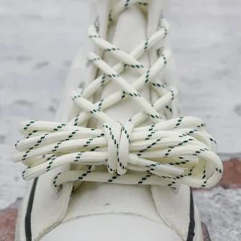 Coolstring 4,5 ММ, бежево-зеленая веревка с прочной сердцевиной из белого полиэстера, мужские и женские кроссовки, шнуровка, простота, пешие прогулки, катание на коньках, шнуровка для ботинок.