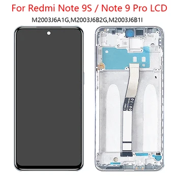 Для Xiaomi Redmi Note 9S LCD 10 Замена Сенсорного экрана Для Redmi Note 9S 9 Pro/Max M2003J6A1G M2003J6B2G LCD