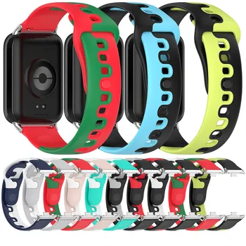 Двухцветный ремешок для часов Redmi Watch4, ремешок для фитнес-трекера премиум-класса из ТПУ, ремешок для часов Redmi Watch 4