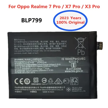 Новый 100% Оригинальный Сменный Аккумулятор емкостью 4500 мАч Для OPPO Realme X7 X3 7 Pro Realme7 Pro RMX2170 Smart Mobile Phone Batteries BLP799