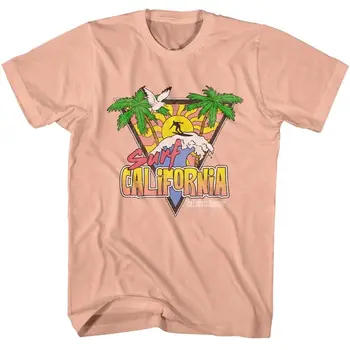 Мужская футболка Endless Summer Surf California Пальмы Фильмы Брюса Брауна
