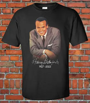 Футболка Harry Belafonte Rest In Peace с графическим рисунком R & B EXCLUSIVE с длинными рукавами