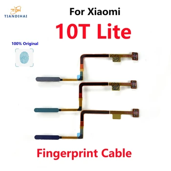100% Оригинал для Xiaomi Mi 10T Lite, датчик отпечатков пальцев 10TLite, сканер Touch ID, ленточный разъем, кнопка 
