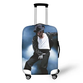 2023 Новые Пылезащитные чехлы для багажа с принтом Майкла Джексона, эластичный 18-32-дюймовый чехол для чемодана, аксессуары для путешествий