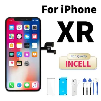Дисплей Для iPhone XR X XS 11 12 Pro Max Замена ЖК-экрана 3D Сенсорный Дигитайзер В Сборе True Tone Complete Incell Pantalla