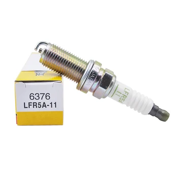 4шт LFR5A11 6376 Обычная Свеча Зажигания Для Nissan Almera N16 Premera P12 X-Trail T30 LFR5A11-6376 LFR5A-11