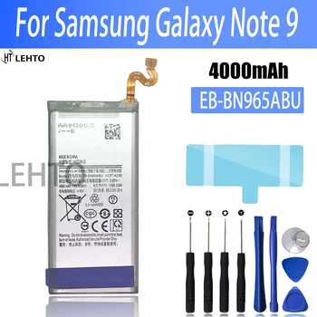 100% Сменный Аккумулятор EB-BN965ABE Для Samsung Galaxy Note9 Примечание 9 N9600 SM-N9600 Подлинный Аккумулятор EB-BN965ABU 4000 мАч