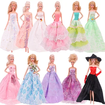 Одежда для куклы Барби Эльзы Платье Свадебный вечерний наряд Юбка Аксессуары для куклы Барби и одежда для куклы 1/6 BJD Blythe