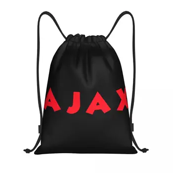 Изготовленный На Заказ Ajaxs Letter Print Drawstring Bag Мужчины Женщины Легкий Амстердамский Футбольный Спортивный Рюкзак Для Хранения В Тренажерном Зале