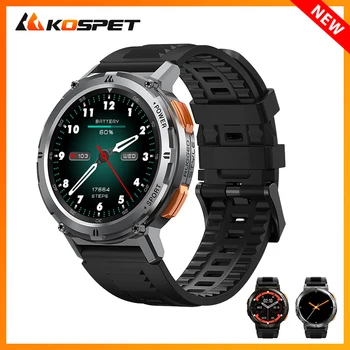 Оригинальные Смарт-часы KOSPET TANK T2 AMOLED AOD Ultra Для Мужчин Smartwatch Электронный Фитнес AI Voice 5ATM Водонепроницаемые Мужские Часы