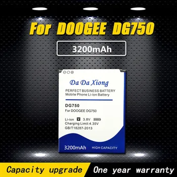 Новая модель 3200 мАч [DG750] Аккумулятор для мобильного телефона DOOGEE Cell