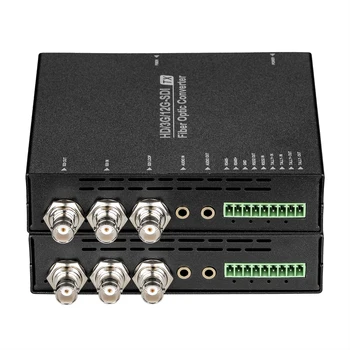 Широковещательный преобразователь SDI 12G в оптоволокно с сигналом подсчета или обратным приемопередатчиком RS485