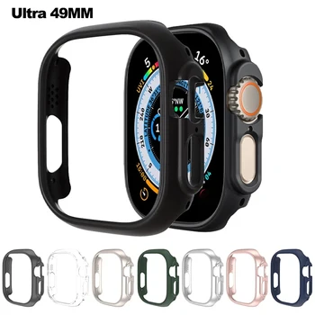 Матовый защитный чехол для Apple Watch Ultra 2 шт прозрачный бампер жесткий защитный чехол для рамки ПК для iwatch Ultra 49 мм