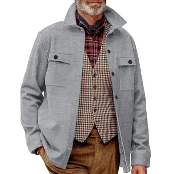 2024 Новый Y2k В мужском высококачественном удобном пальто с подкладкой из полиэстера Повседневные мужские зимние куртки из хлопка Чжэцзян повседневного стандарта