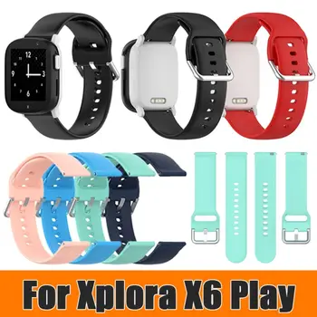 Модный детский смарт-ремешок для часов Универсальные аксессуары для спортивных часов Ремешок для часов Силиконовый браслет для часов Xplora X6 Play