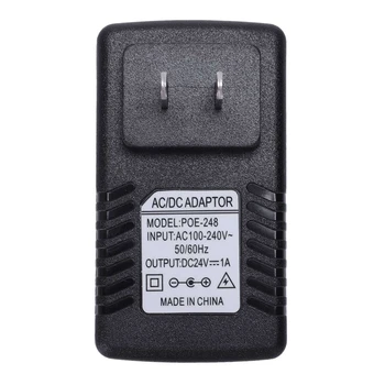 3-кратный блок питания Ethernet адаптер POE-инжектора для IP-камеры шлюза IP-телефона (штепсельная вилка 24 В/1A США)