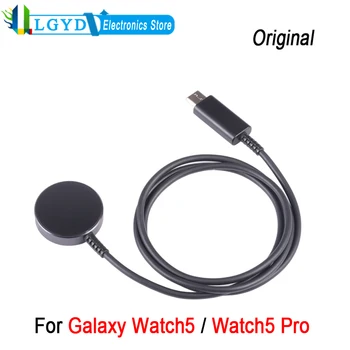 Оригинальное USB Магнитное Зарядное Устройство Для Samsung Galaxy Watch5 SM-R900 R910 R905 R915/Watch5 Pro SM-R920 R925 База Для Быстрой Зарядки