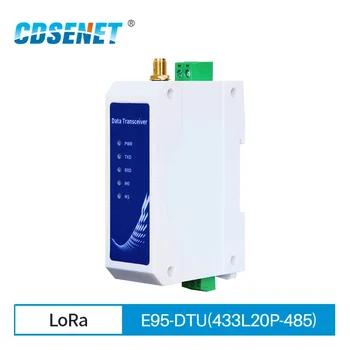 Модем LoRa RS485 Modbus 433 МГц 20 дБм CDSENET E95-DTU (433L20P-485) Беспроводная радиостанция дальнего действия с защитой от помех 3 км